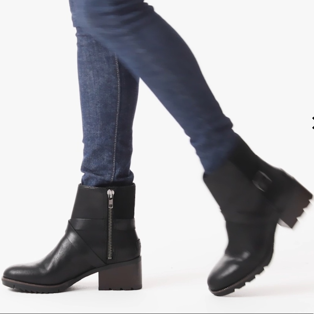 SOREL Cate ankle bootie buckle